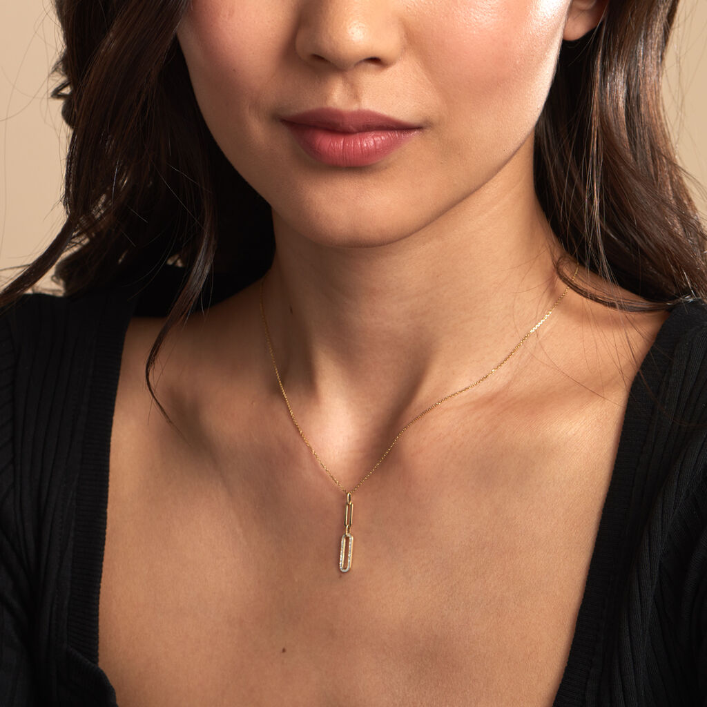 Collier Link Or Jaune - Colliers Femme | Histoire d’Or