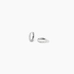 Cr&eacute;oles Karlene Argent Blanc Oxyde De Zirconium - Boucles d'oreilles cr&eacute;oles Femme | Histoire d&rsquo;Or