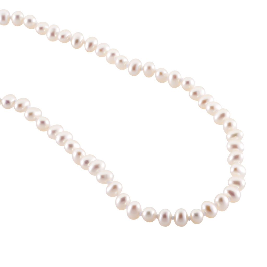 Bijoux Or Perle de culture Semibaroque