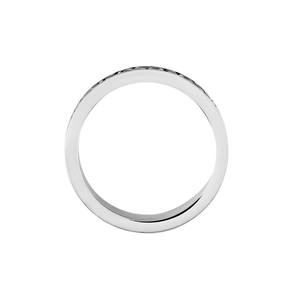 Bague Acier Blanc Ugo - Bagues fantaisie Homme | Histoire d’Or