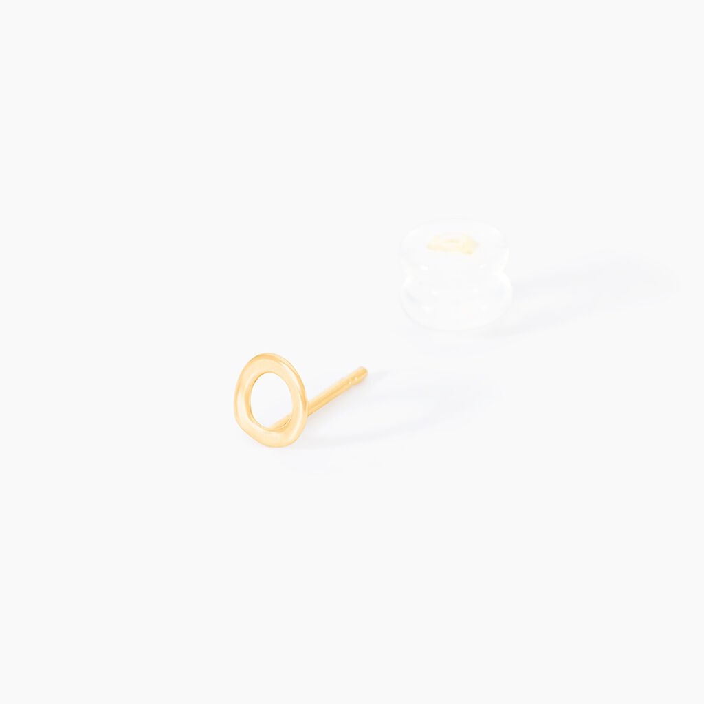 Boucles D'oreilles Puces Freyde Or Jaune - Clous d'oreilles Famille | Histoire d&rsquo;Or
