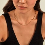Chaine Cinthia Acier Jaune - Chaines Femme | Histoire d&rsquo;Or