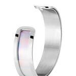 Bracelet Jonc Kayssi Acier Blanc - Bracelets joncs Femme | Histoire d&rsquo;Or