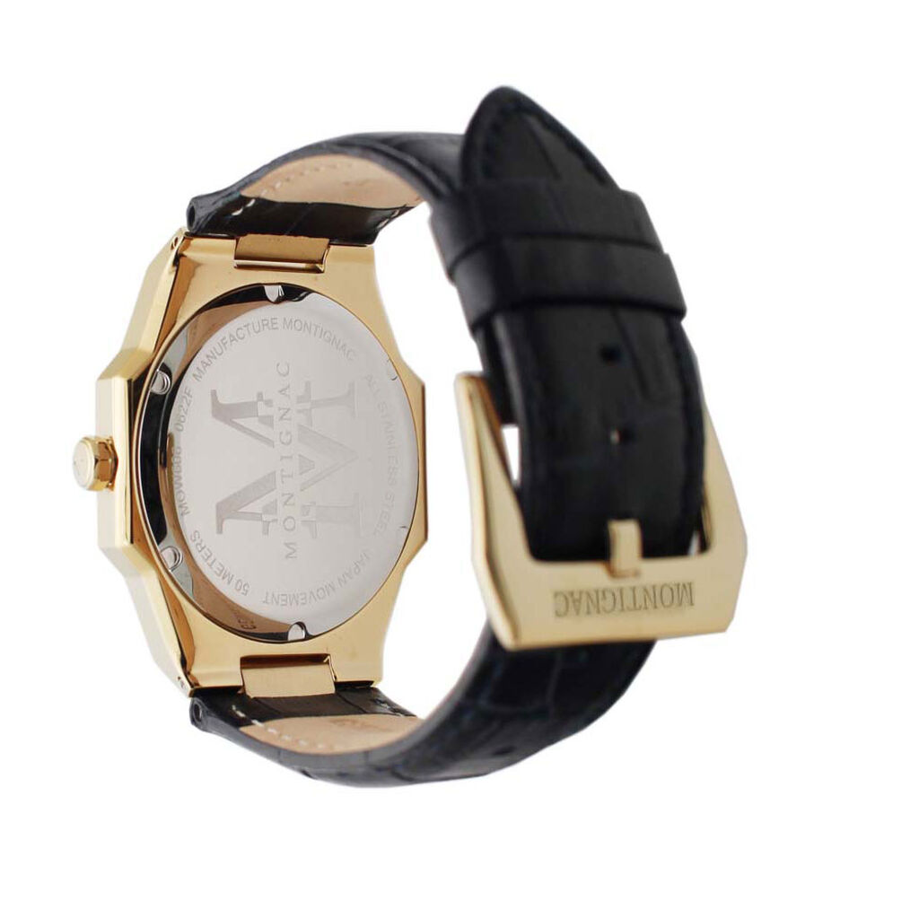 Montre Montignac Octogon Bleu - Montres Homme | Histoire d’Or
