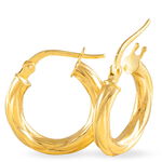 Cr&eacute;oles Anantha Or Jaune - Boucles d'oreilles cr&eacute;oles Femme | Histoire d&rsquo;Or