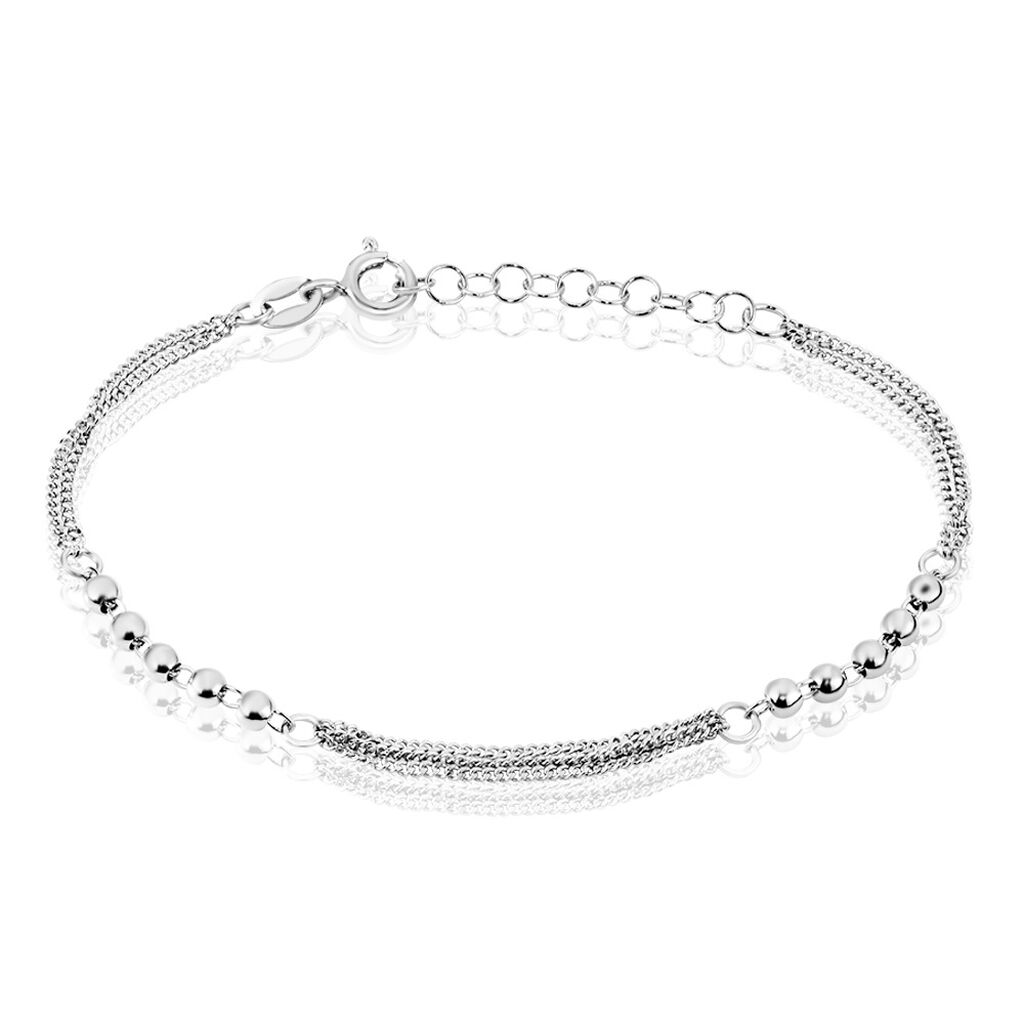 Bracelet Melodie Argent Blanc