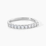 Alliance 1290 Or Blanc Diamant - Alliances 18 carats Femme | Histoire d&rsquo;Or