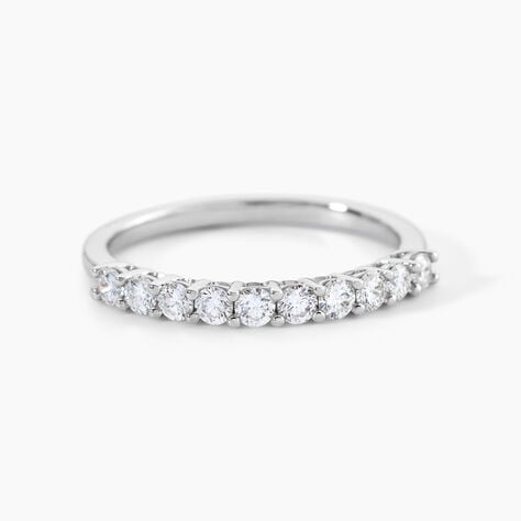 Alliance 1290 Or Blanc Diamant - Alliances 18 carats Femme | Histoire d&rsquo;Or