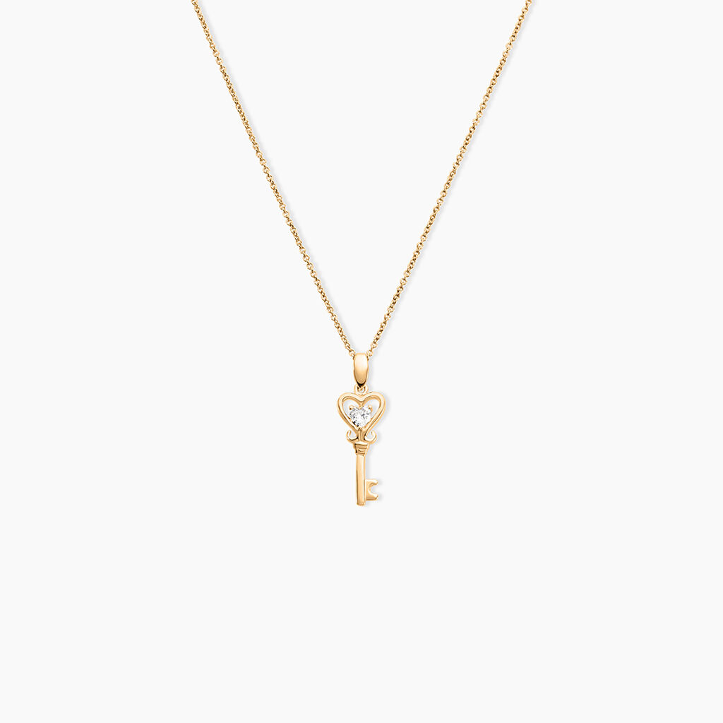 Collier Imman Plaque Or Oxyde - Colliers fantaisie Femme | Histoire d&rsquo;Or