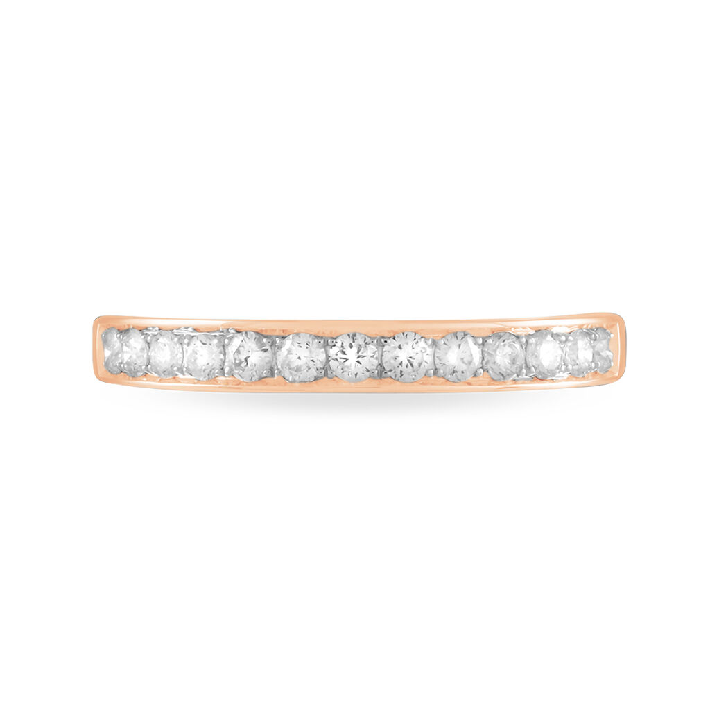 Alliance Collection Juliette Or Rose Diamant - Alliances Femme | Histoire d’Or