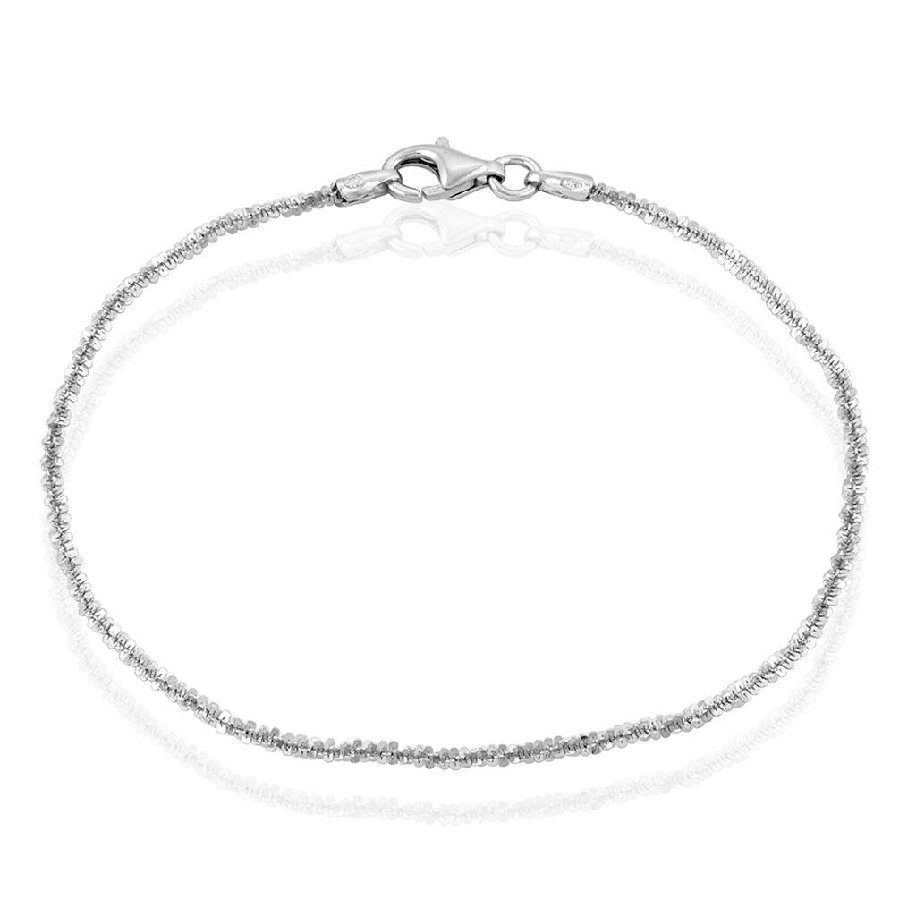 Bracelet Helaine Argent Blanc - Bracelets chaîne Femme | Histoire d’Or