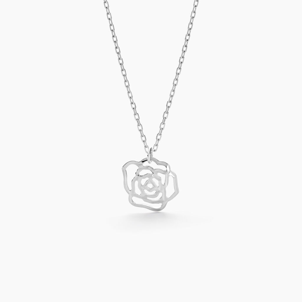 Collier Najatte Argent Blanc - Colliers fantaisie Femme | Histoire d&rsquo;Or