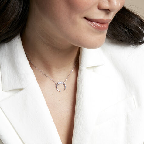 Collier Corneliana Argent Blanc Oxyde De Zirconium - Colliers fantaisie Femme | Histoire d’Or