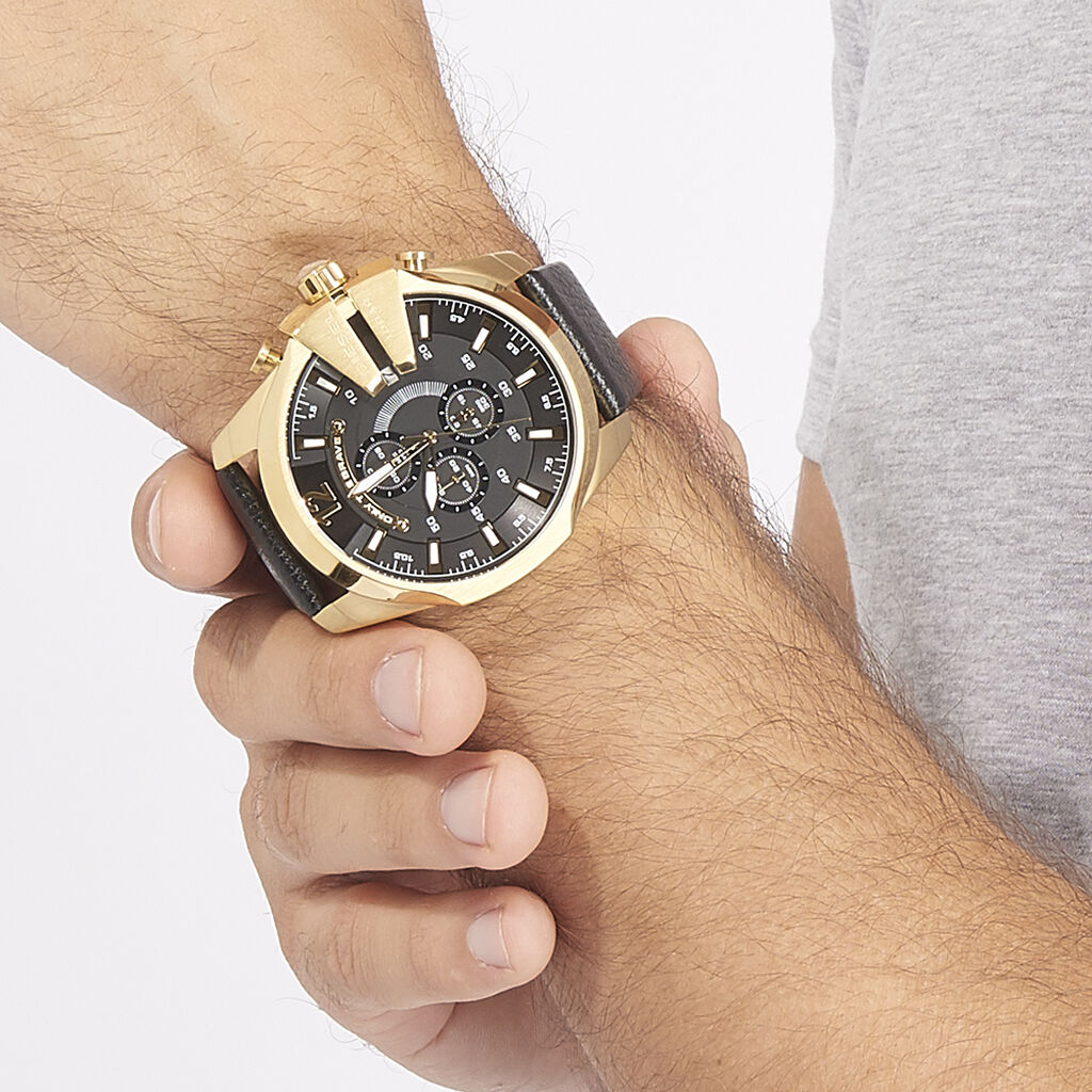 Montre Diesel Mega Chief Noir - Montres Homme | Histoire d’Or