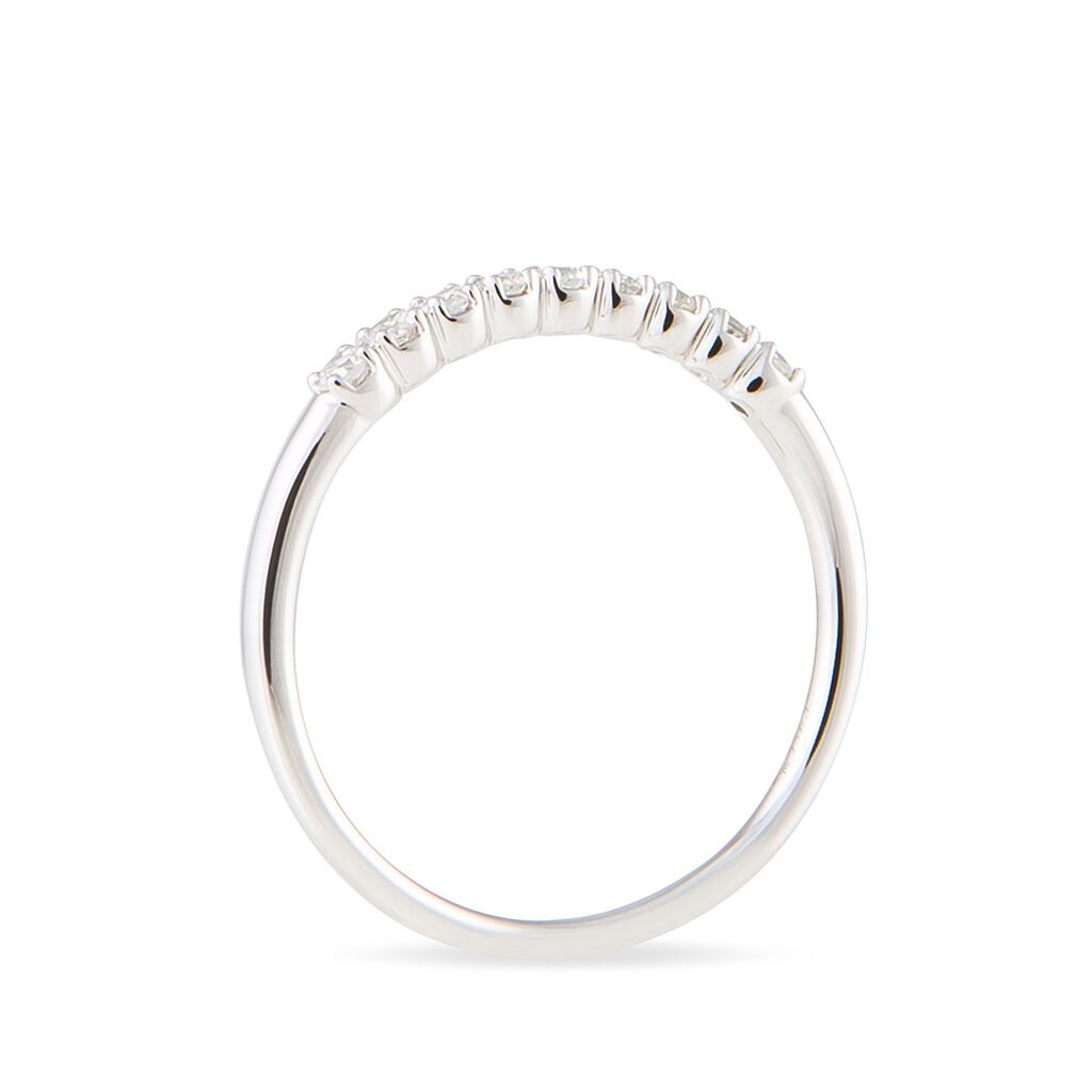 Alliance Eloise Or Blanc Diamant - Alliances Femme | Histoire d&rsquo;Or