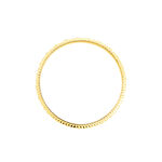 Alliance Fantaisie Diamantee Ruban Plat Or Jaune - Alliances Unisex | Histoire d&rsquo;Or