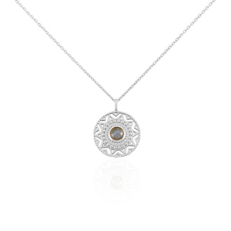 Collier Tokyo Argent Blanc Labradorite - Colliers Femme | Histoire d’Or