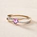 Bague Rory Or Jaune Amethyste - Bagues solitaires Femme | Histoire d’Or