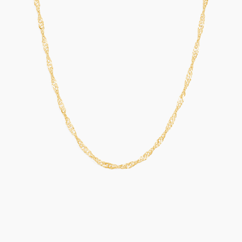 Chaîne Imanie Maille Singapour Or Jaune - Chaines Femme | Histoire d’Or