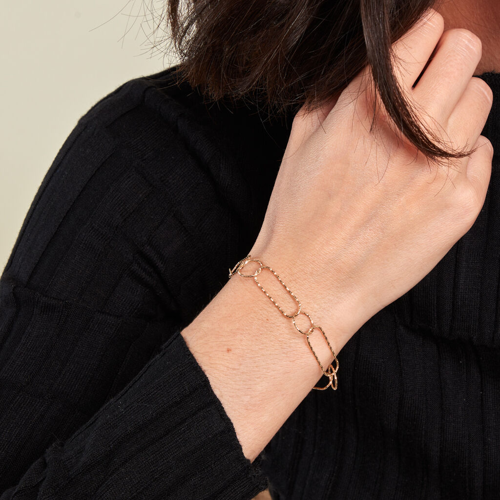 Bracelet Mungo Plaque Or Jaune - Bracelets Femme | Histoire d’Or