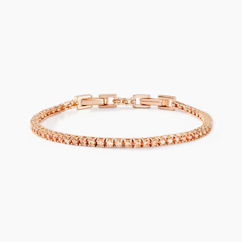 Bracelet Rio Tennis Argent Rose Oxyde De Zirconium - Bracelets Femme | Histoire d’Or