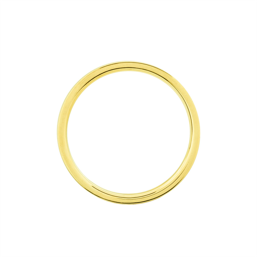 Alliance Jules Ruban Confort Or Jaune - Alliances Famille | Histoire d&rsquo;Or