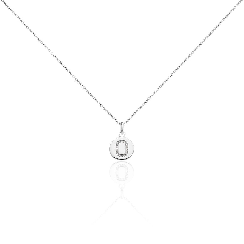 Collier Argent Eugenien Oxydes De Zirconium - Colliers fantaisie Femme | Histoire d’Or