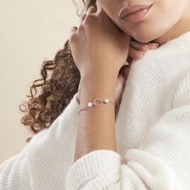 Bracelet Oria Argent Blanc Pierre De Synthese - Bracelets fantaisie Femme | Histoire d’Or
