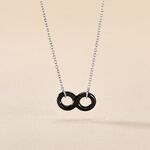 Collier Alicia Argent Blanc C&eacute;ramique - Colliers fantaisie Femme | Histoire d&rsquo;Or