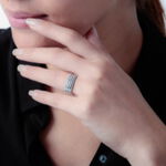 Bague Ines Or Jaune Diamant - Bagues avec pierre Femme | Histoire d&rsquo;Or