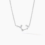 Collier Vega Argent Blanc Oxyde De Zirconium - Colliers Zodiaque Femme | Histoire d&rsquo;Or