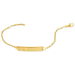 Bracelet Identité Gaspardine Maille Forçat Or Jaune - Bracelets Communion Enfant | Histoire d’Or