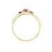Bague Chloe Or Jaune Amethyste Et Oxyde De Zirconium - Bagues solitaires Femme | Histoire d’Or