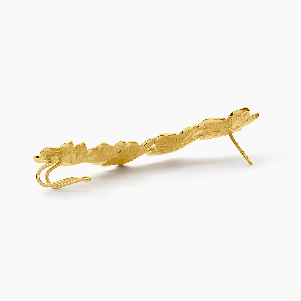 Bijoux D'Oreilles Barbade Acier Jaune - Boucles d'oreilles fantaisie Femme | Histoire d&rsquo;Or
