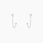 Boucles D'oreilles Pendantes Honor Argent Blanc - Boucles d'oreilles fantaisie Femme | Histoire d&rsquo;Or