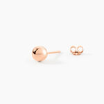 Boucles D'oreilles Puces Virgie Argent Rose - Boucles d'oreilles fantaisie Femme | Histoire d&rsquo;Or