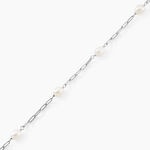 Bracelet Silviane Argent Blanc Perle De Culture - Bracelets Femme | Histoire d&rsquo;Or