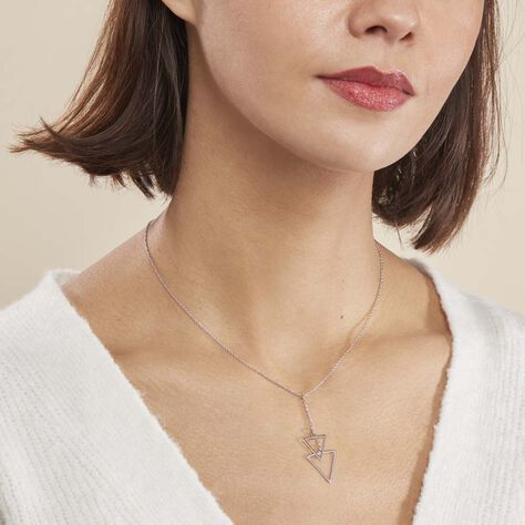 Collier Chayann Argent Blanc - Colliers fantaisie Femme | Histoire d’Or