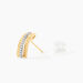 Boucles D'oreilles Pendantes Allyson Or Jaune Oxyde De Zirconium - Boucles d'oreilles pendantes Femme | Histoire d’Or