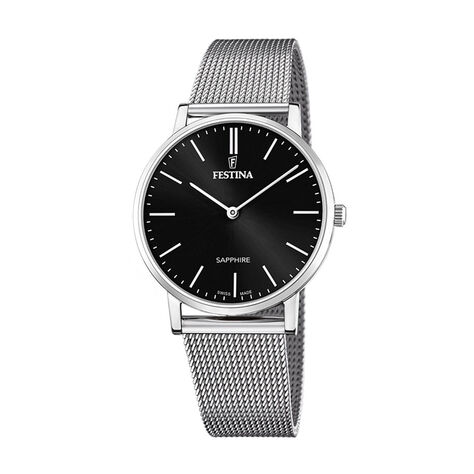 Montre Festina Swiss Made Noir - Montres suisses Homme | Histoire d’Or