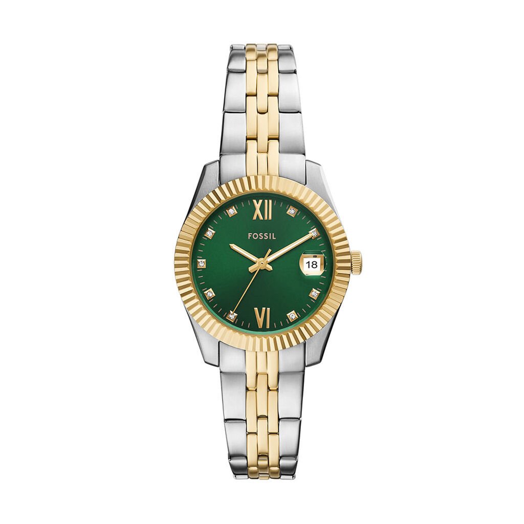 Montre Fossil Scarlette Mini Vert - Montres Femme | Histoire d’Or