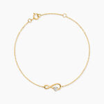 Bracelet Minossa Or Jaune Diamant - Bracelets Pierre Femme | Histoire d&rsquo;Or