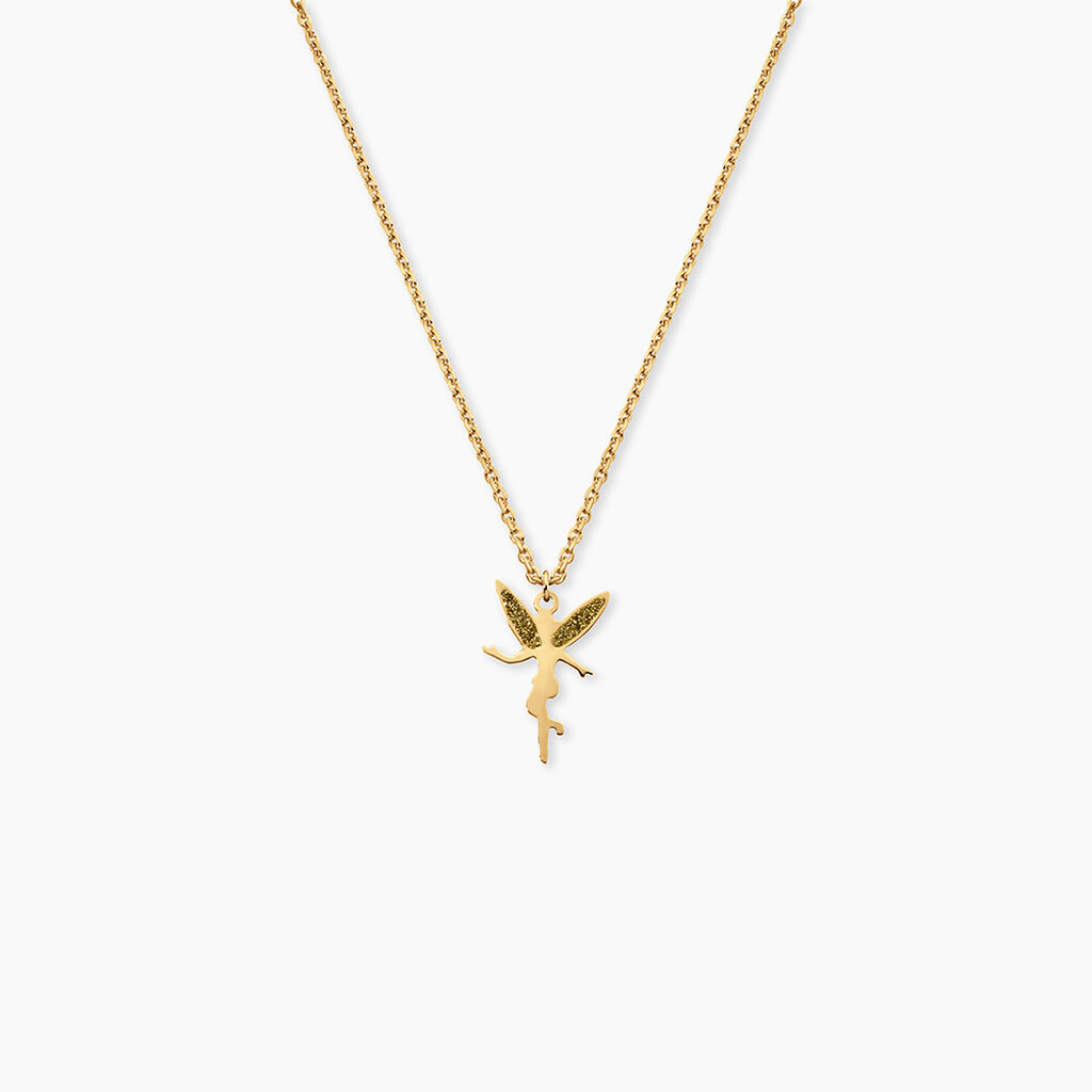 Collier Feelia Argent Dor&eacute; A L'Or 750/1000 - Colliers Enfant | Histoire d&rsquo;Or