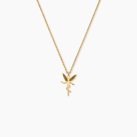 Collier Feelia Argent Dor&eacute; A L'Or 750/1000 - Colliers Enfant | Histoire d&rsquo;Or