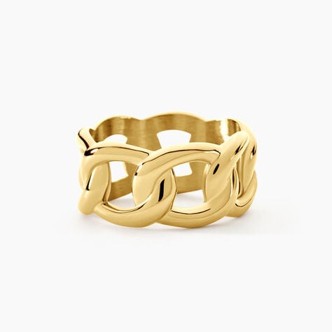 Bague Aissata Acier Dore - Bagues fantaisie Femme | Histoire d’Or