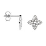 Boucles D'oreilles Puces Pleiades Argent Blanc Oxyde De Zirconium - Boucles d'oreilles fantaisie Femme | Histoire d&rsquo;Or