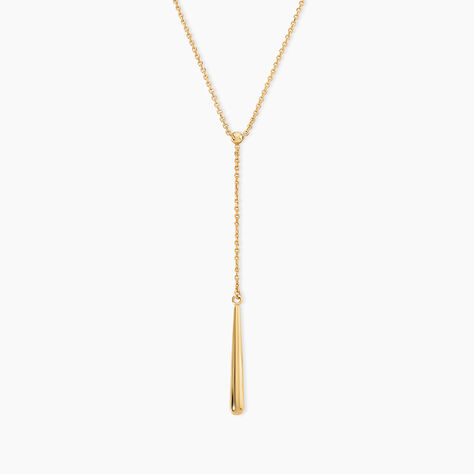 Collier Elodi Argent Dor&eacute; A L'Or 750/1000 - Bijoux sans pierre Femme | Histoire d&rsquo;Or