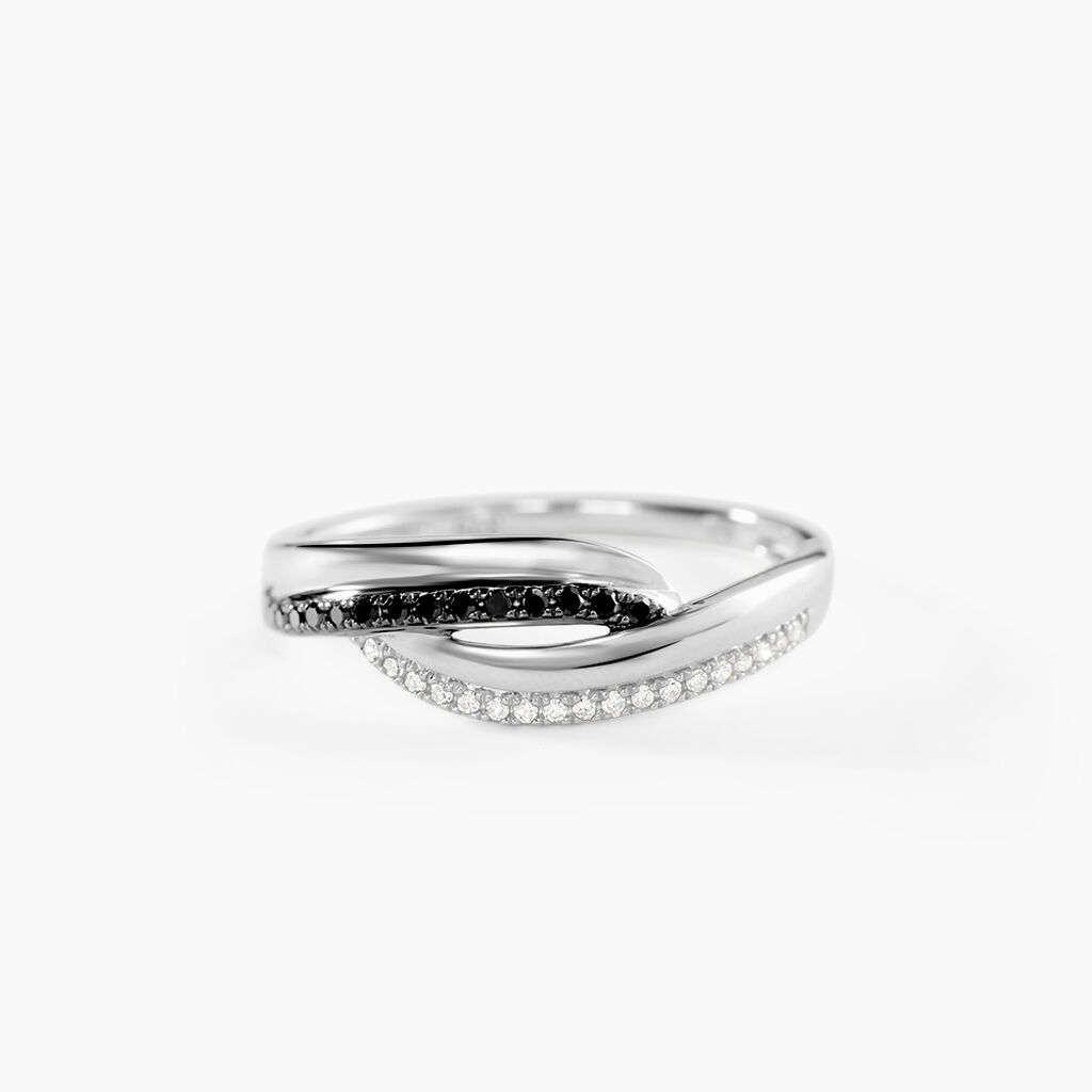 Bague Melinda Or Blanc Diamant - Bagues avec pierre Femme | Histoire d&rsquo;Or