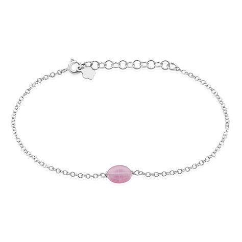 Bracelet Evren Argent Blanc Quartz Rose - Bracelets Femme | Histoire d’Or