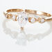 Bague Alisonne Or Rose Oxyde De Zirconium - Bagues solitaires Femme | Histoire d’Or